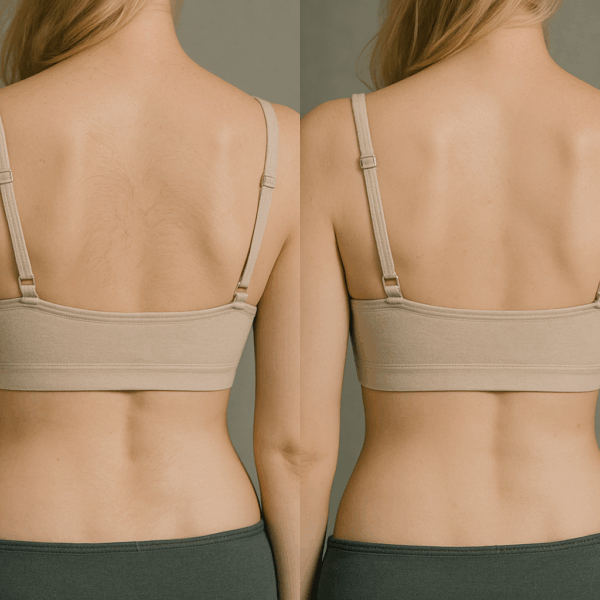 Before after laserontharing Blanke huidskleur Venlo